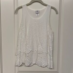 Cabi Frolic eyelet top style 5723 size S